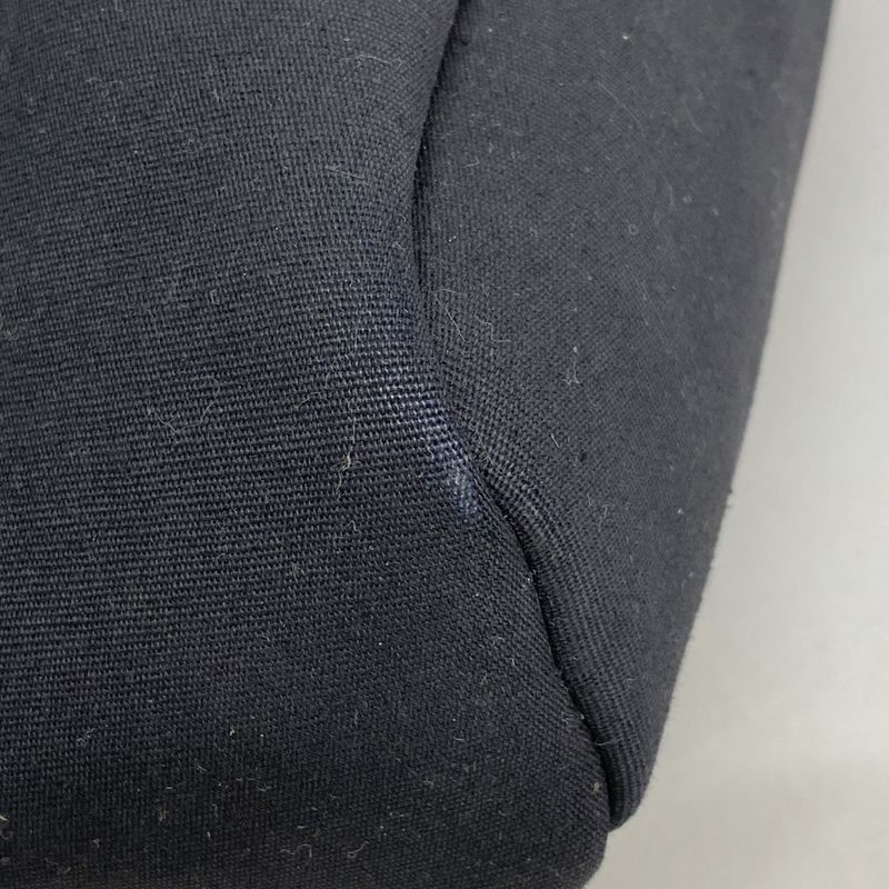 Hermes Backpack Daypack Yale Back A Dos PM Toile Officier Black Silver Hardware