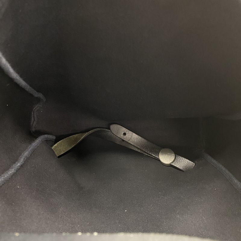 Hermes Backpack Daypack Yale Back A Dos PM Toile Officier Black Silver Hardware