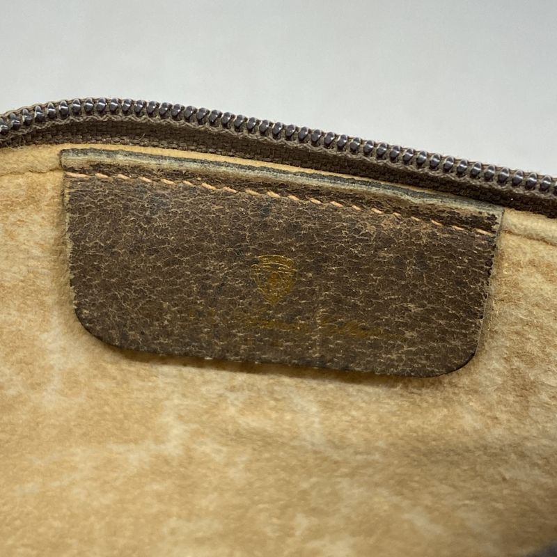 Gucci Shoulder Bag GG Canvas Sherry Line 89 02 018 PVC Brown Gold Hardware Women