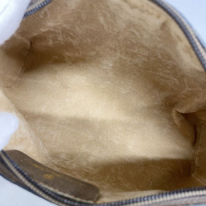 Gucci Shoulder Bag GG Canvas Sherry Line 89 02 018 PVC Brown Gold Hardware Women