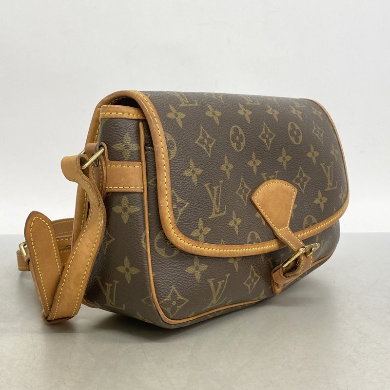 Louis Vuitton Shoulder Bag Monogram Sologne M42250 Brown Ladies