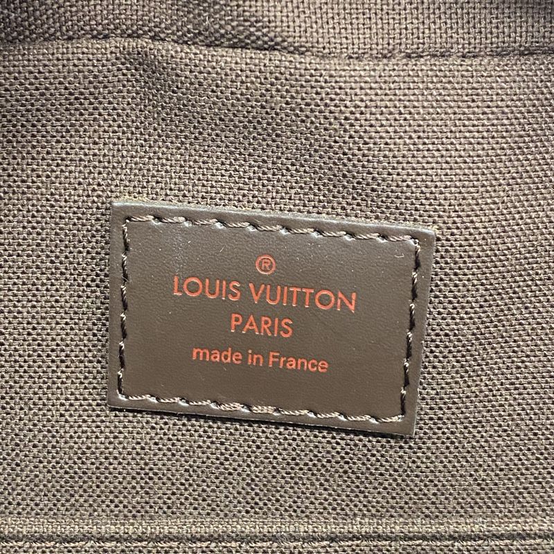 Louis Vuitton Shoulder Bag Damier Olaf PM N41442 Ebene Womens