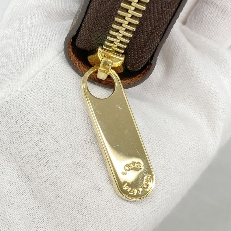 Louis Vuitton Long Wallet Monogram Zippy Wallet M42616 Brown Men Women Unisex