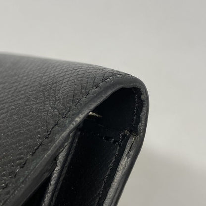 Louis Vuitton Taiga Portefeuille Blazer M30501 Black Men's Long Wallet