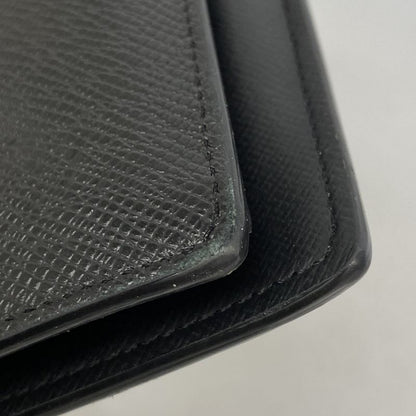 Louis Vuitton Taiga Portefeuille Blazer M30501 Black Men's Long Wallet