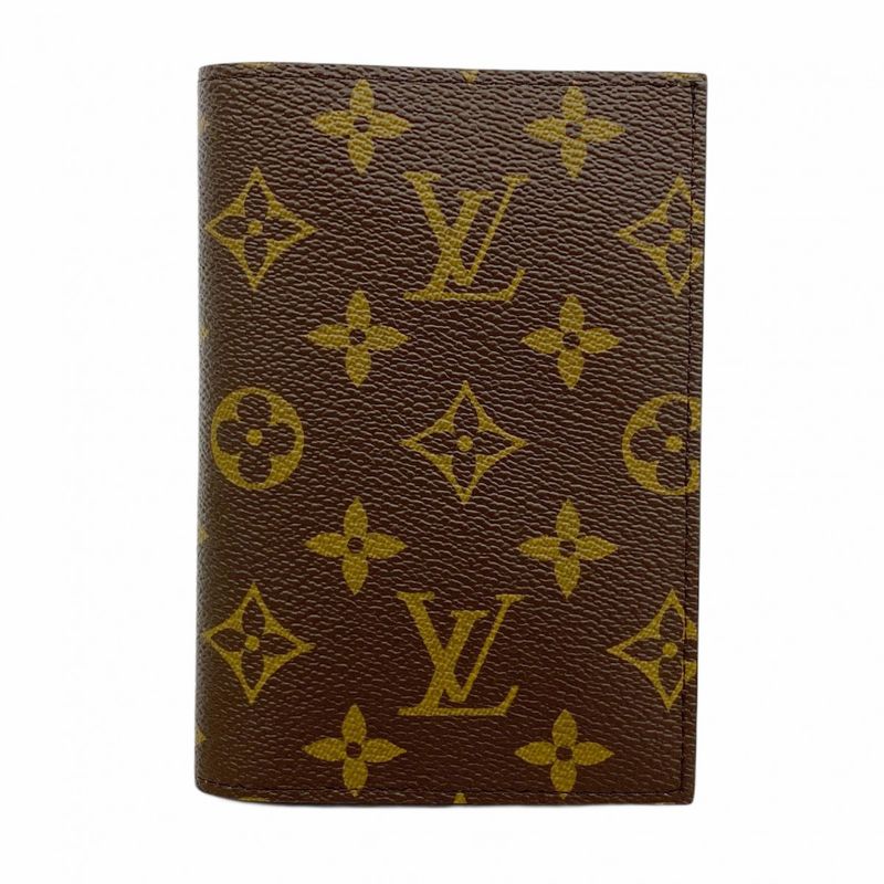 Louis Vuitton Passport Case Monogram Cuverture Passport NM M64502 Brown Men