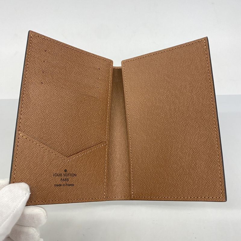 Louis Vuitton Passport Case Monogram Cuverture Passport NM M64502 Brown Men