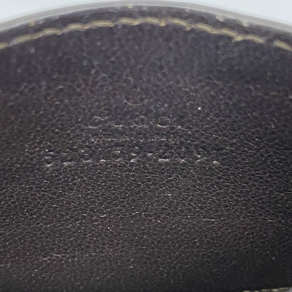 Gucci Card Case Ophidia 523159 PVC Brown Gold Hardware Men Ladies Unisex