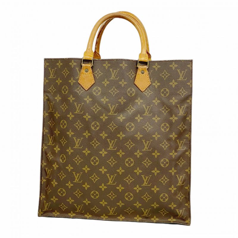 Louis Vuitton Tote Bag Monogram Sac Pla M51140 Brown Women