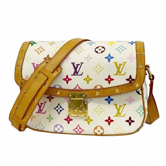 Louis Vuitton Shoulder Bag Monogram Multicolor Sologne M92661 Bronze Ladies