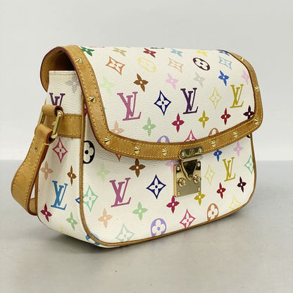 Louis Vuitton Shoulder Bag Monogram Multicolor Sologne M92661 Bronze Ladies