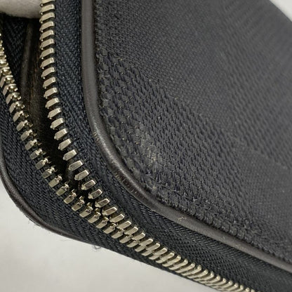 Louis Vuitton Damier Jaean Portefeuille Long Wallet Ronzippe M93546 Noir Black