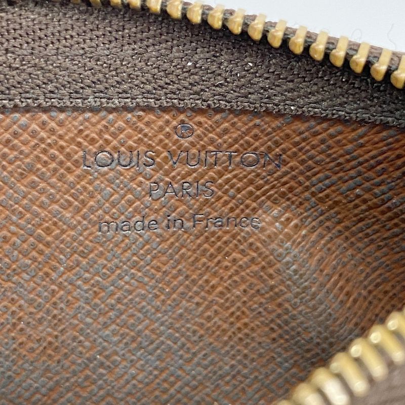 Louis Vuitton Coin Case Monogram Pochette Cles M62650 Brown Men Women Unisex