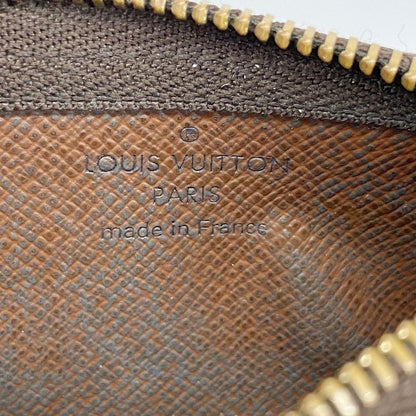 Louis Vuitton Coin Case Monogram Pochette Cles M62650 Brown Men Women Unisex