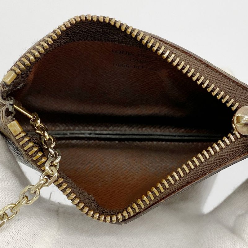 Louis Vuitton Coin Case Monogram Pochette Cles M62650 Brown Men Women Unisex