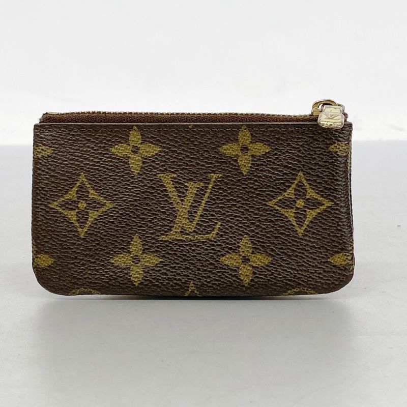 Louis Vuitton Coin Case Monogram Pochette Cles M62650 Brown Men Women Unisex