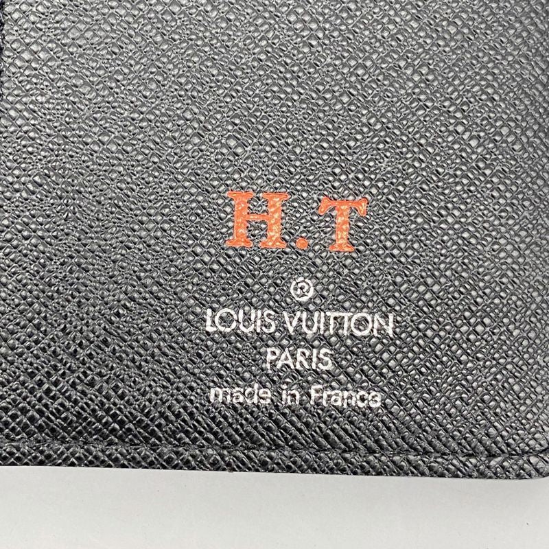 Louis Vuitton Damier Graphite Portefeuille Blazer N62665 Black Men's Long Wallet