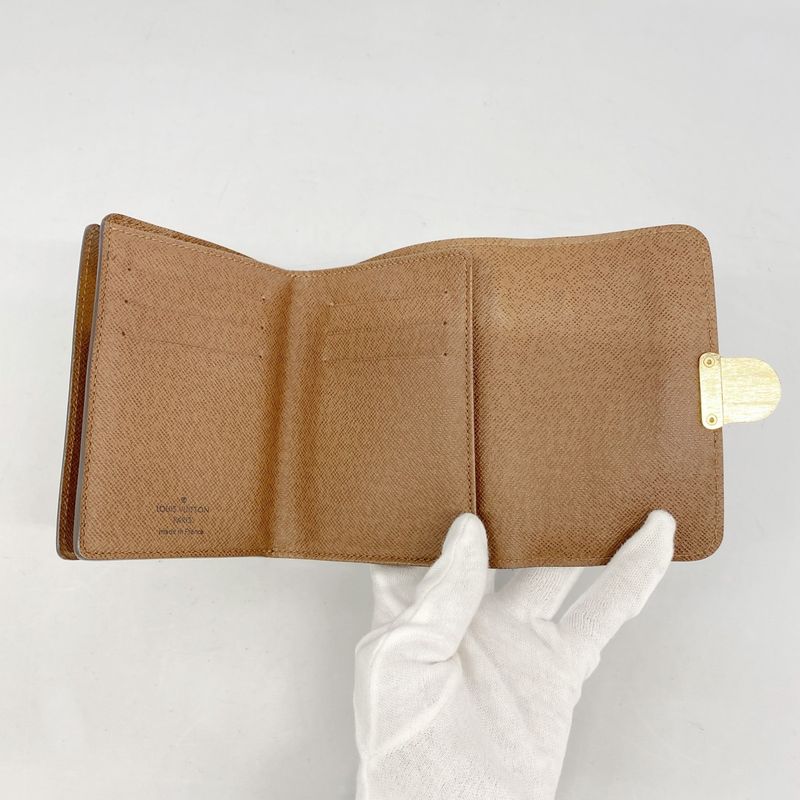 Louis Vuitton Trifold Wallet Monogram Portefeuille Koala M58013 Brown Ladies