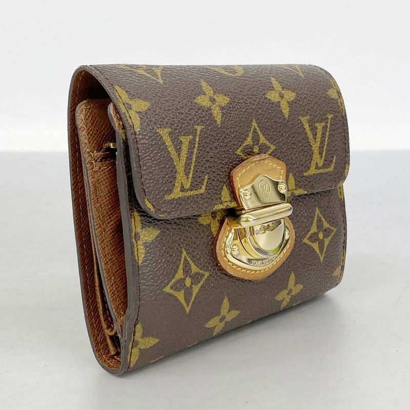 Louis Vuitton Trifold Wallet Monogram Portefeuille Koala M58013 Brown Ladies