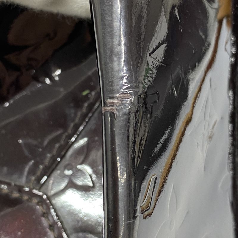 Louis Vuitton Shoulder Bag Vernis Rosewood Avenue M93510 Amarante Women's