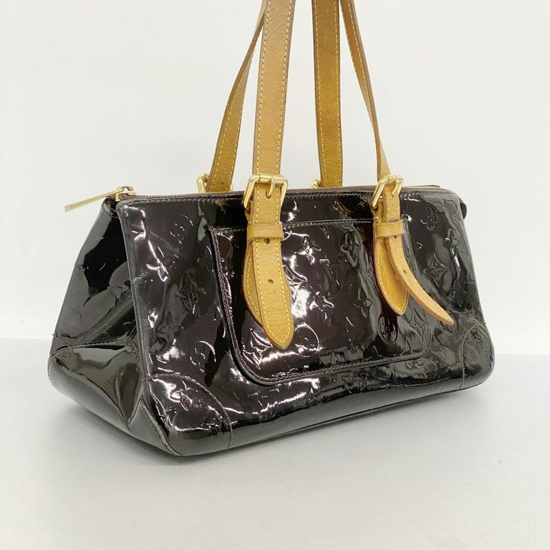 Louis Vuitton Shoulder Bag Vernis Rosewood Avenue M93510 Amarante Women's