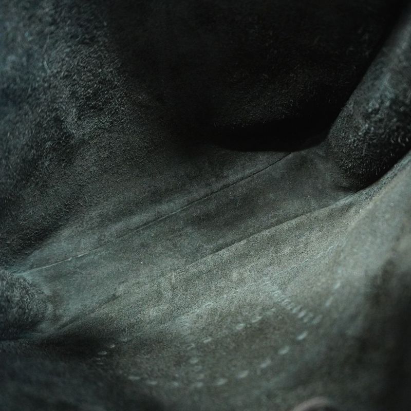 Hermes Shoulder Bag Evelyn 3PM Taurillon Clemence Black Silver Hardware W