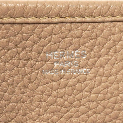 Hermes Shoulder Bag Evelyn 3PM Taurillon Clemence Tortiere Gray Silver Hardware