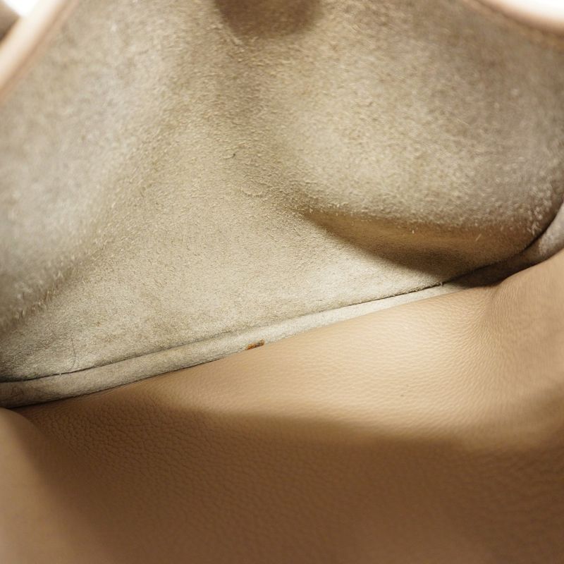 Hermes Shoulder Bag Evelyn 3PM Taurillon Clemence Tortiere Gray Silver Hardware