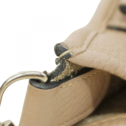 Hermes Shoulder Bag Evelyn 3PM Taurillon Clemence Tortiere Gray Silver Hardware