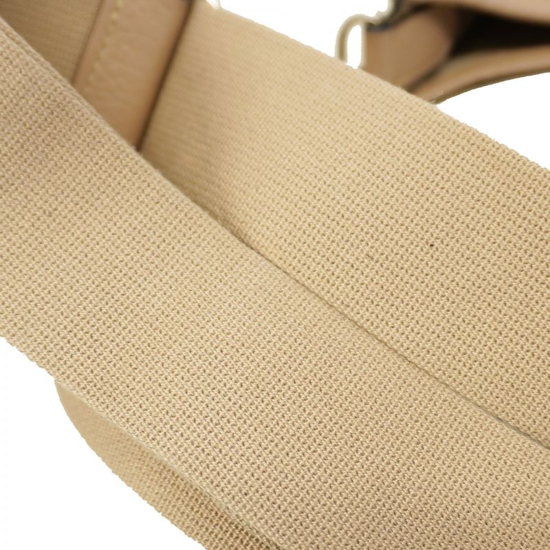 Hermes Shoulder Bag Evelyn 3PM Taurillon Clemence Tortiere Gray Silver Hardware