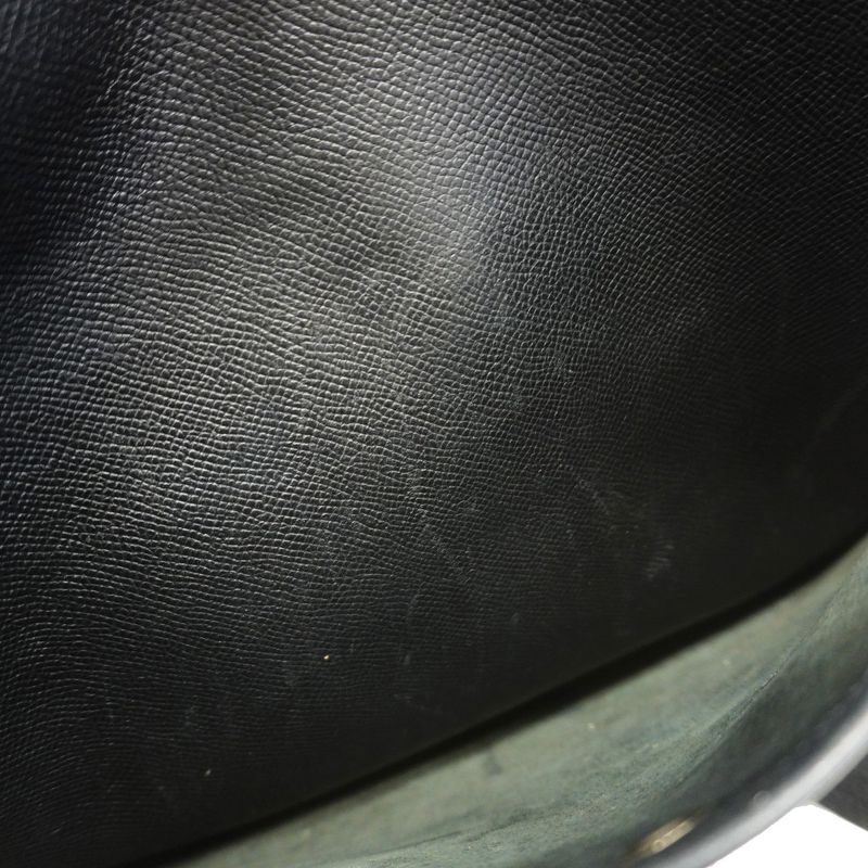 Hermes Shoulder Bag Evelyn 2PM Vaux Epson Black Silver Hardware □J Engraved