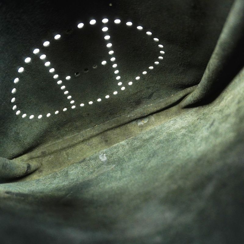 Hermes Shoulder Bag Evelyn 2PM Vaux Epson Black Silver Hardware □J Engraved