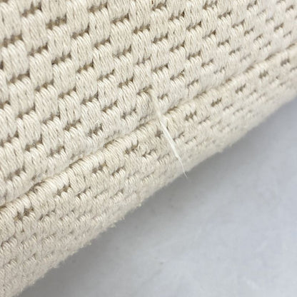 Chanel Tote Bag Canvas Leather Beige Pink Silver Hardware Women's