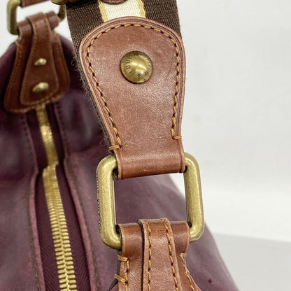 Louis Vuitton Shoulder Bag Mahina Onata GM M40001 Aubergine Ladies