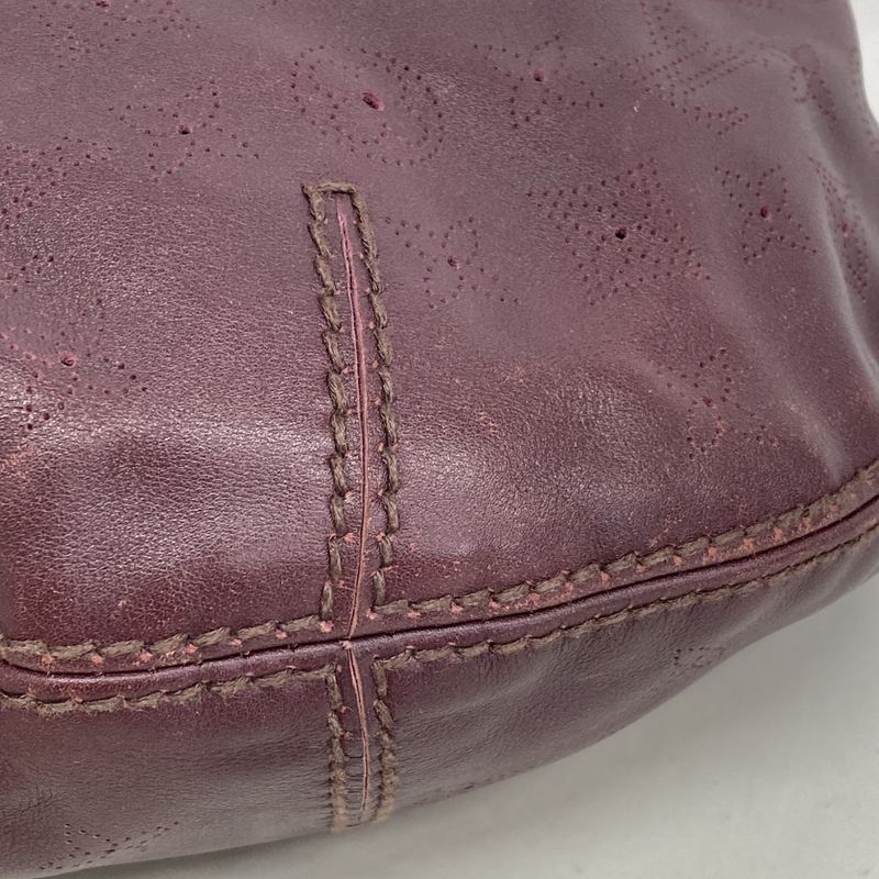 Louis Vuitton Shoulder Bag Mahina Onata GM M40001 Aubergine Ladies