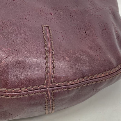 Louis Vuitton Shoulder Bag Mahina Onata GM M40001 Aubergine Ladies