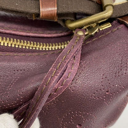 Louis Vuitton Shoulder Bag Mahina Onata GM M40001 Aubergine Ladies