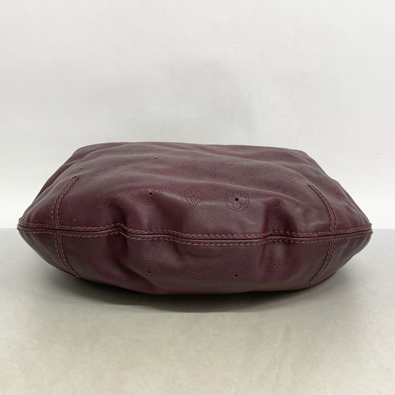 Louis Vuitton Shoulder Bag Mahina Onata GM M40001 Aubergine Ladies