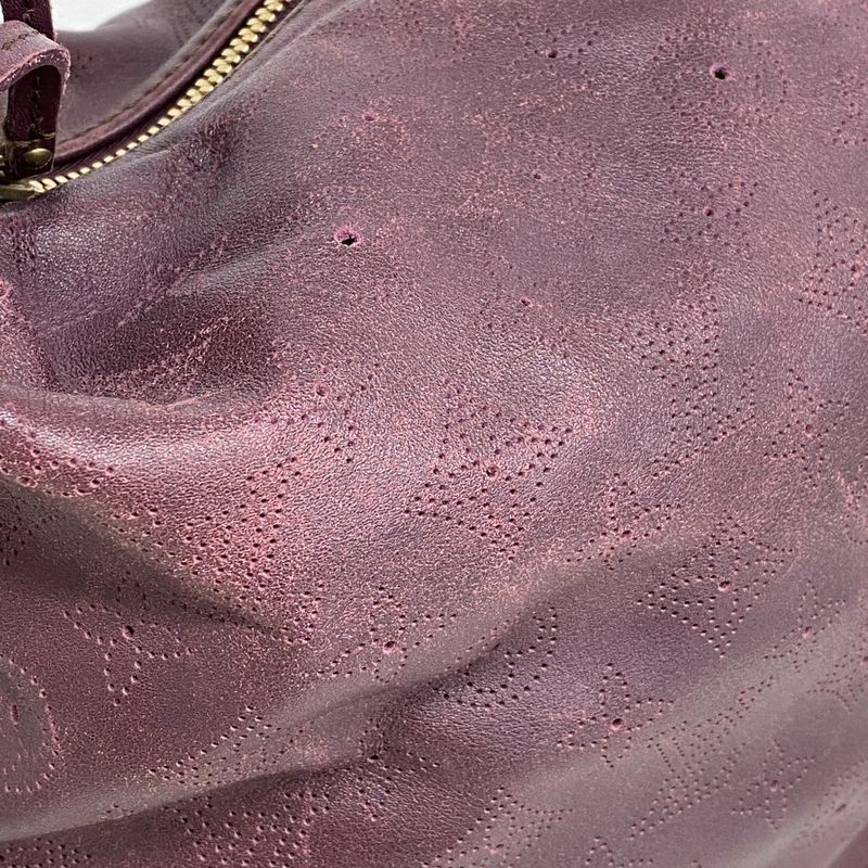 Louis Vuitton Shoulder Bag Mahina Onata GM M40001 Aubergine Ladies