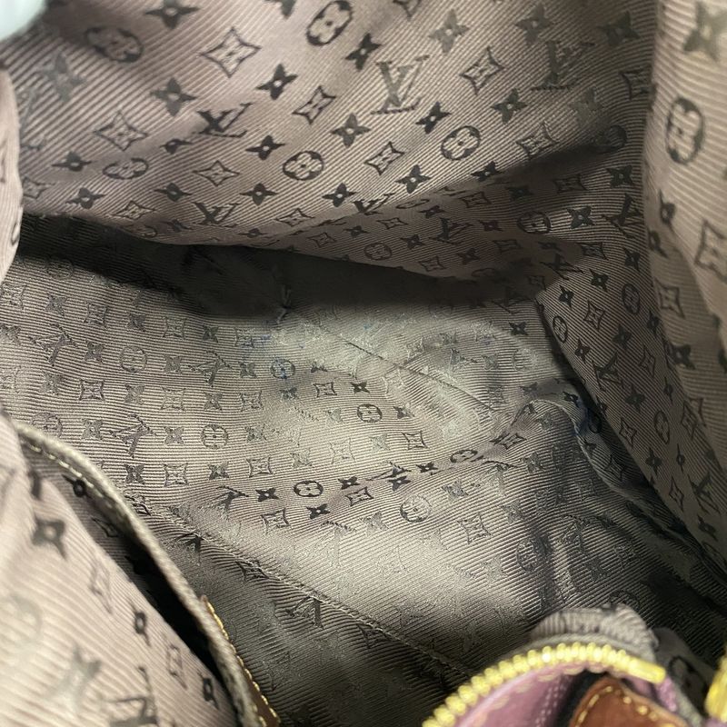 Louis Vuitton Shoulder Bag Mahina Onata GM M40001 Aubergine Ladies