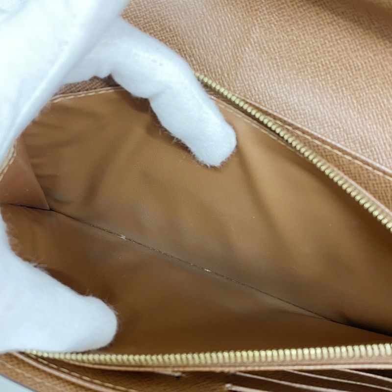 Louis Vuitton Long Wallet Monogram Portefeuille Boissy M63220 Brown Ladies