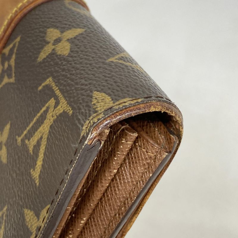 Louis Vuitton Long Wallet Monogram Portefeuille Boissy M63220 Brown Ladies