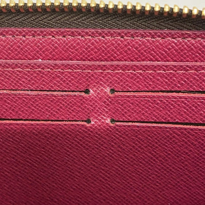 Louis Vuitton Long Wallet Monogram Portefeuille Clemence M60742 Fuchsia Ladies