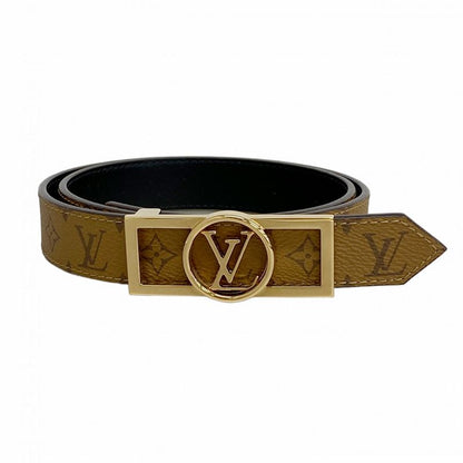 Louis Vuitton Belt Monogram Reverse Santure Dauphine M0203 Brown Ladies