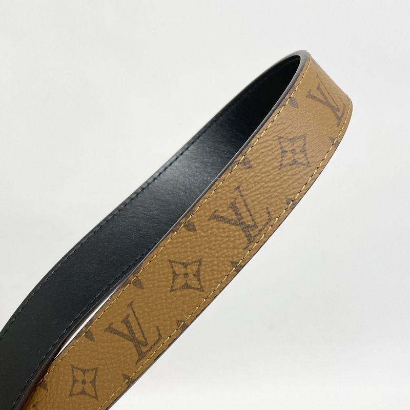 Louis Vuitton Belt Monogram Reverse Santure Dauphine M0203 Brown Ladies