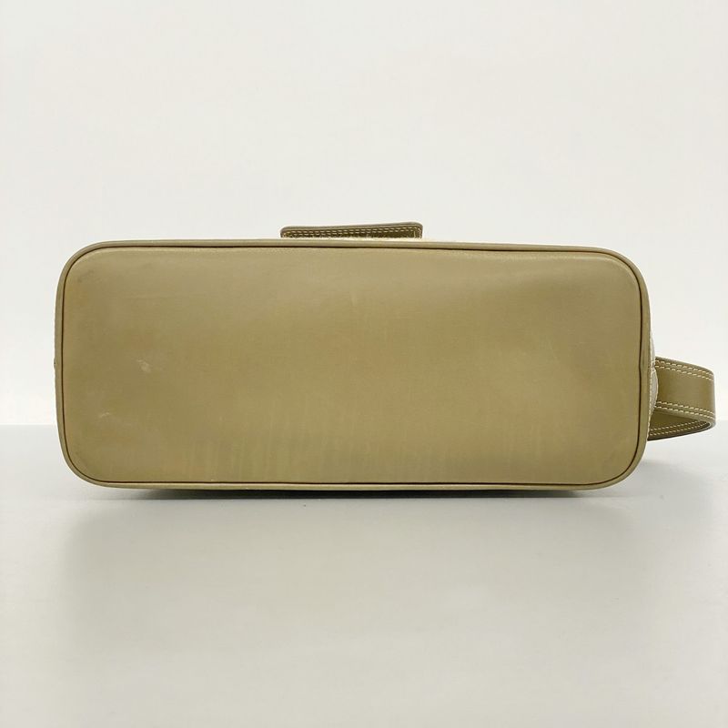 Celine Handbag C Macadam Canvas Khaki Brown Silver Hardware Women