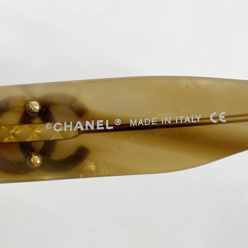 Chanel Sunglasses 5102 Plastic Brown Gold Hardware Ladies