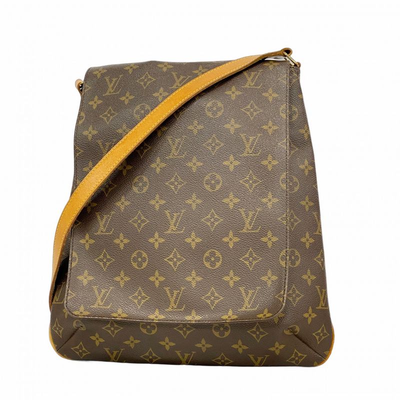 Louis Vuitton Shoulder Bag Monogram Musette M51256 Brown Ladies