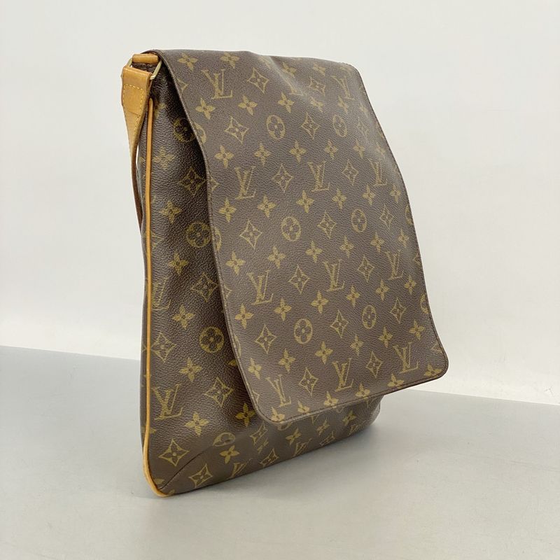 Louis Vuitton Shoulder Bag Monogram Musette M51256 Brown Ladies