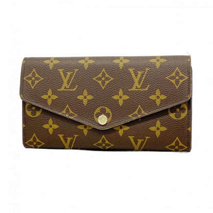 Louis Vuitton Long Wallet Monogram Portefeuille Sarah M60531 Brown Ladies